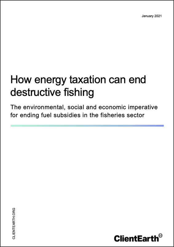 How energy taxation can end destructive fishing